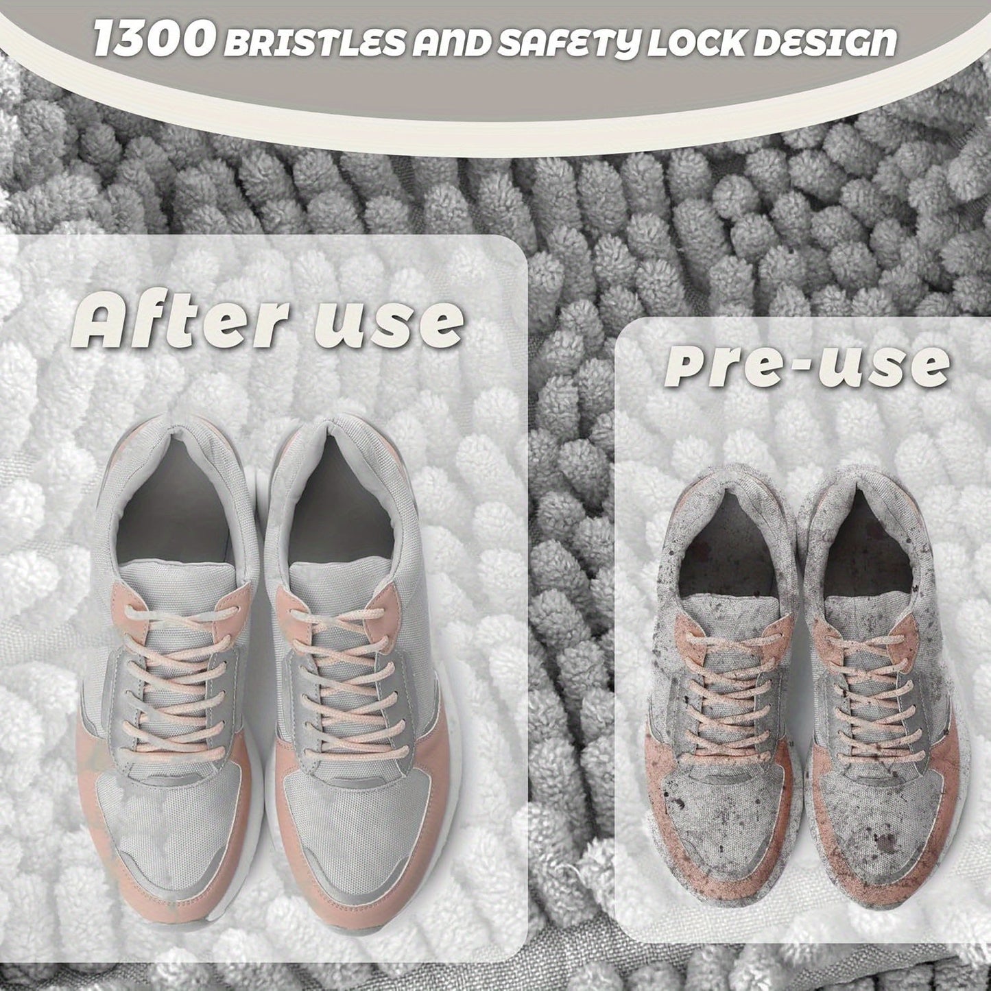 Machine-Washable Chenille Fiber Shoe Laundry Bag – Gentle, Reusable, Eco-Friendly