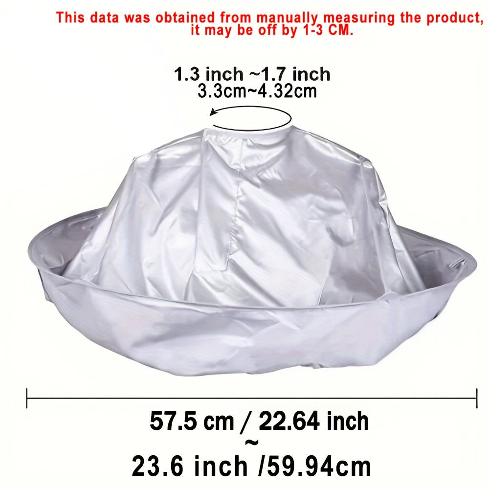 Adjustable Hair Cutting Cape, Hair Umbrella Cloak, Foldable Hairdressing Cape
