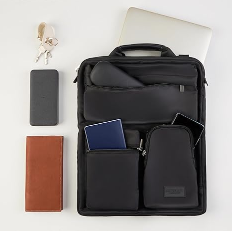Luggage Handle Hanging Bag for Suitcases– Travel & Business Luggage Organizer