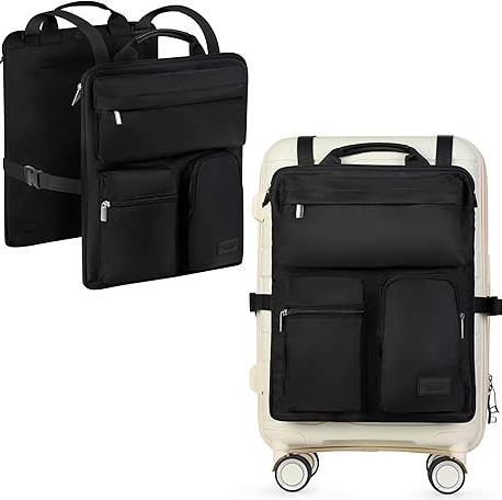 Luggage Handle Hanging Bag for Suitcases– Travel & Business Luggage Organizer
