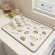 Silica Mud Kitchen Drain Mat for Efficient Water Absorption and Quick Drying