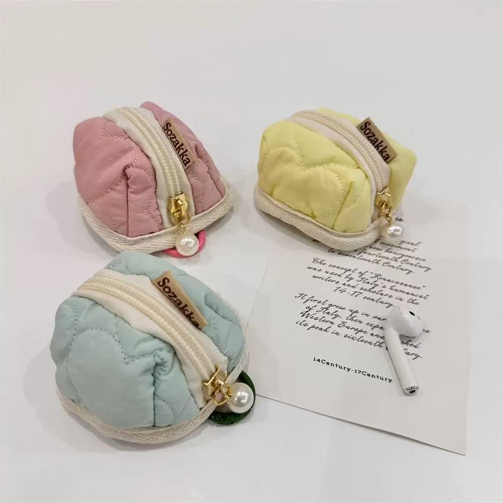 Mini Fluffy Bunny Pouch – Soft Plush Bag for AirPods, Jewelry, Coins & More