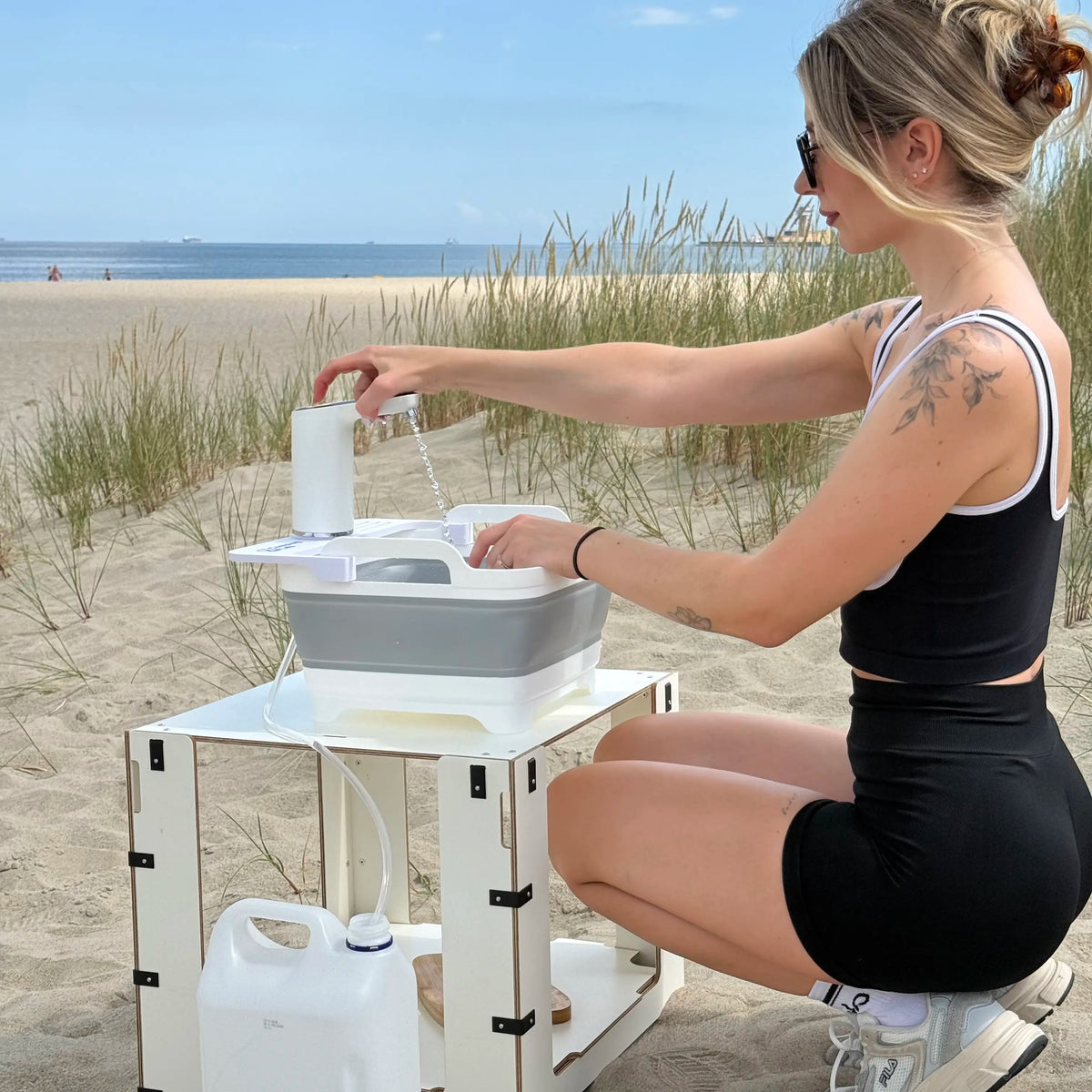 Portable Camping Sink – Outdoor Washing Station for Camping, RV Trips & Adventures