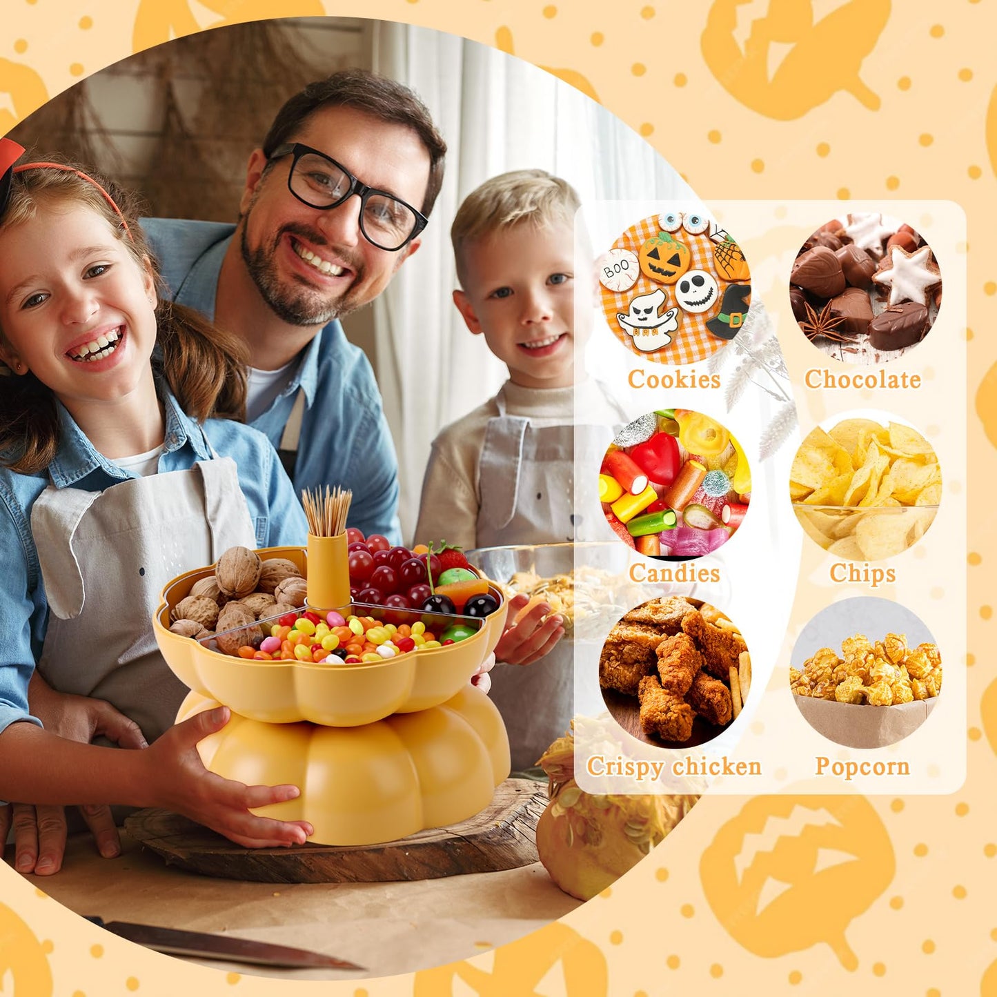 Pumpkin Serving Tray