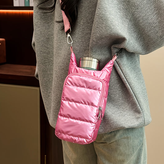 Stylish Insulated Water Bottle Crossbody Bag
