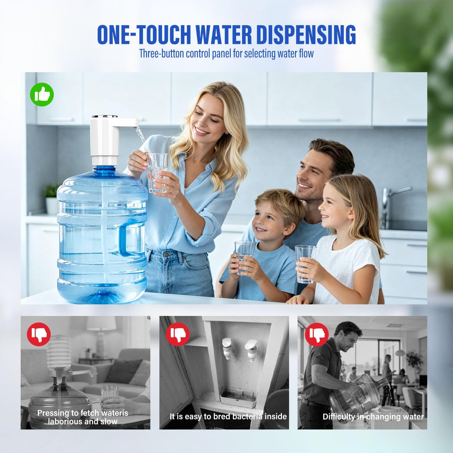 Electric Water Bottle Pump