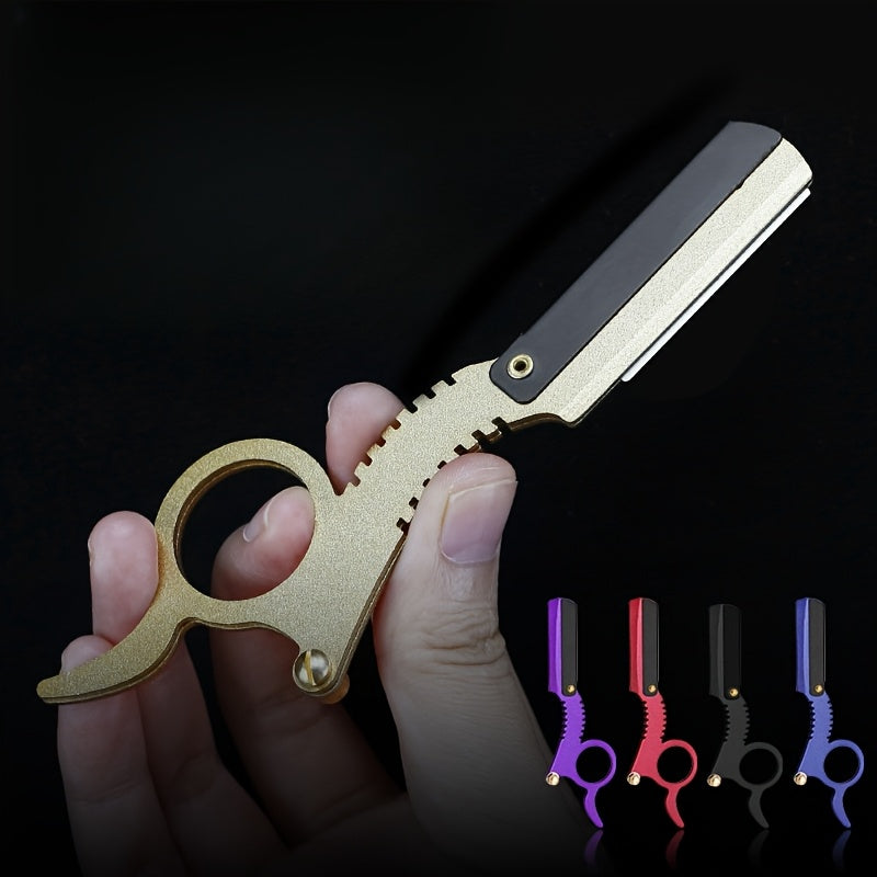 Classic Vintage Look for Barber Razor Manual Shaving, Haircutting, Beard Shaping, and Eyebrow Trimming