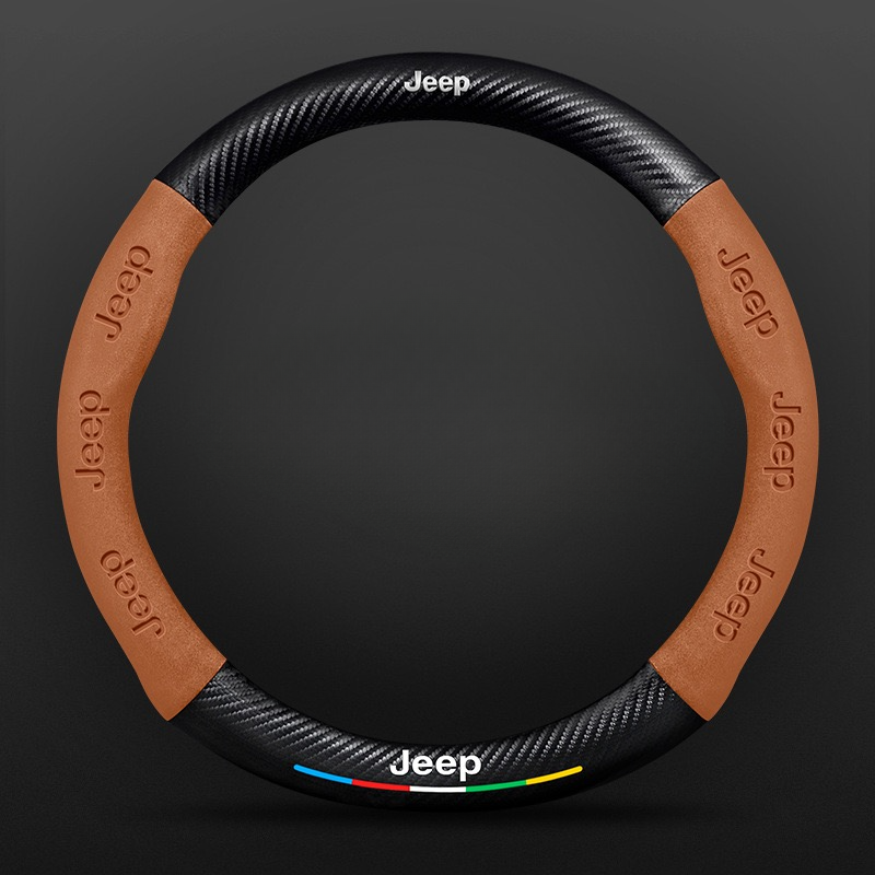 TrackVibe | Carbon Suede Steering Wheel Cover – Anti-Slip & Wear-Resistant