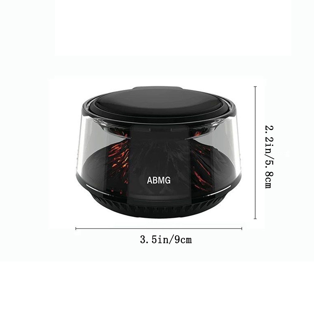 Volcano & Glacier Car Air Freshener – Solar-Powered Fragrance Diffuser