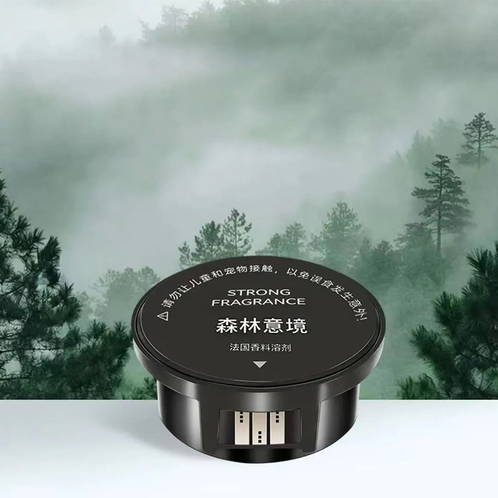 Volcano & Glacier Car Air Freshener – Solar-Powered Fragrance Diffuser