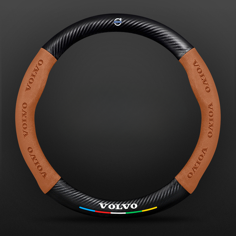 TrackVibe | Carbon Suede Steering Wheel Cover – Anti-Slip & Wear-Resistant