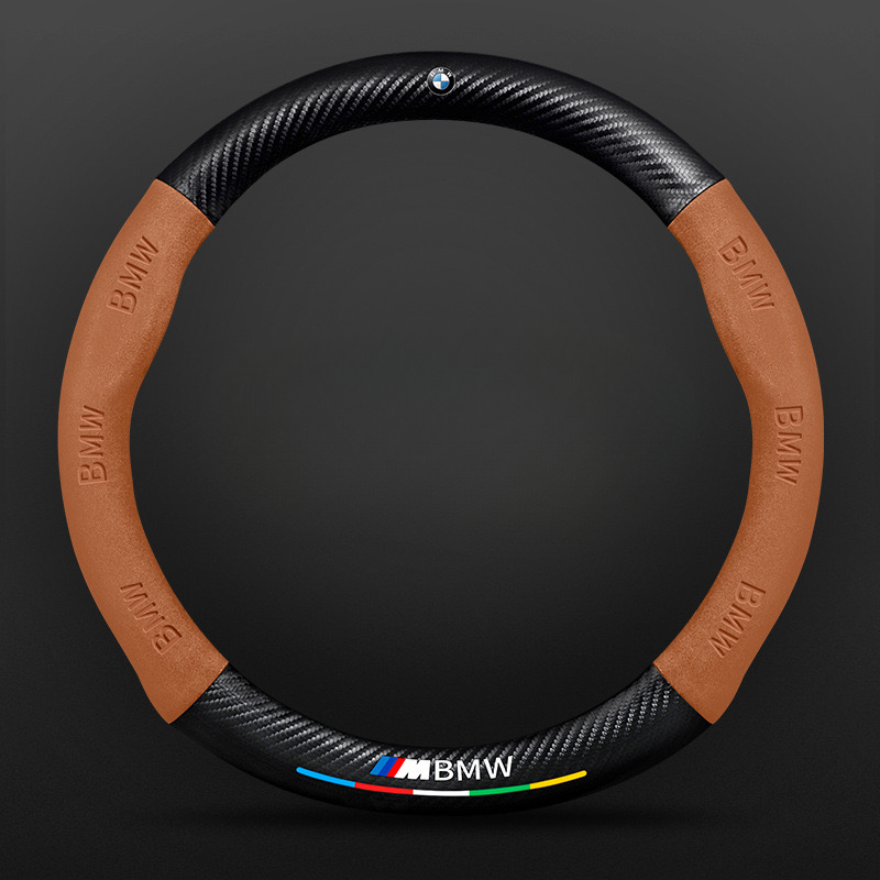 TrackVibe | Carbon Suede Steering Wheel Cover – Anti-Slip & Wear-Resistant