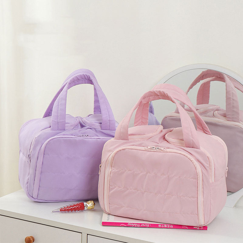 Travel Makeup Bag –  Dustproof & Water-Resistant with Multiple Compartments