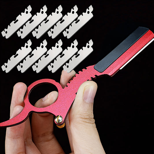 Classic Vintage Look for Barber Razor Manual Shaving, Haircutting, Beard Shaping, and Eyebrow Trimming