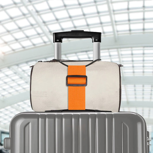 LockRide Pro: Adjustable Luggage Strap for Secure Stacking & Hands-Free Travel
