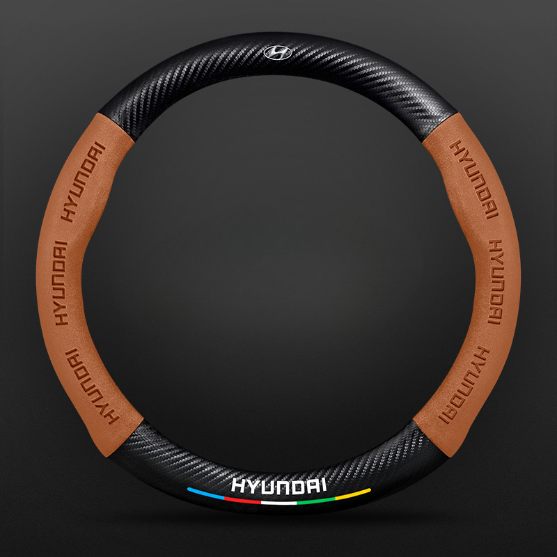 TrackVibe | Carbon Suede Steering Wheel Cover – Anti-Slip & Wear-Resistant