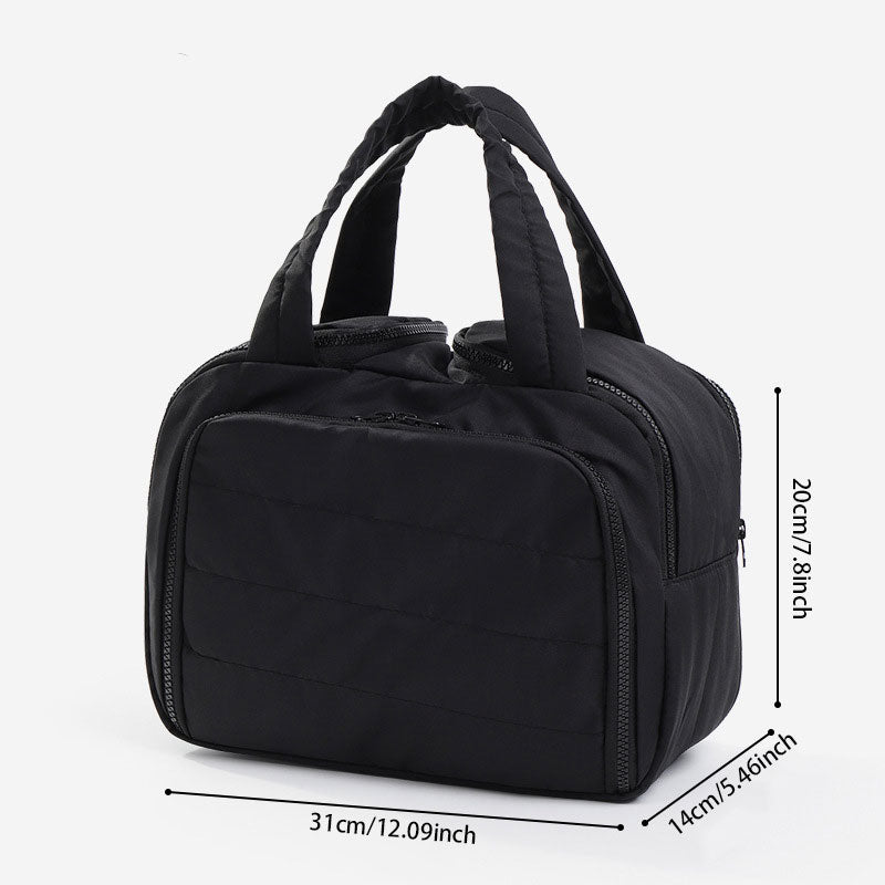 Travel Makeup Bag –  Dustproof & Water-Resistant with Multiple Compartments