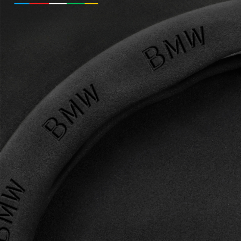 TrackVibe | Carbon Suede Steering Wheel Cover – Anti-Slip & Wear-Resistant