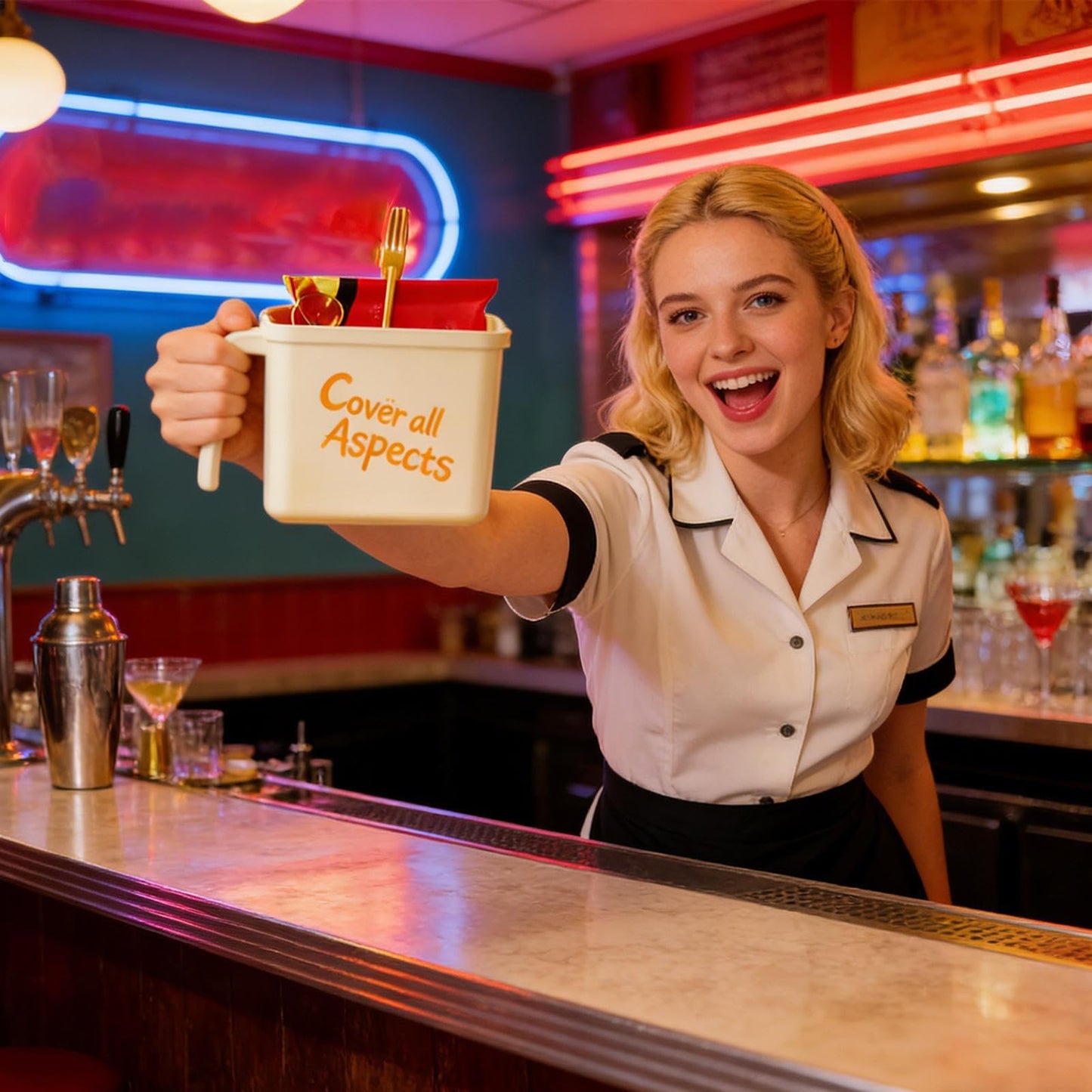 Large Capacity No-Wash Instant Noodle Bowl – Folding Fork Included