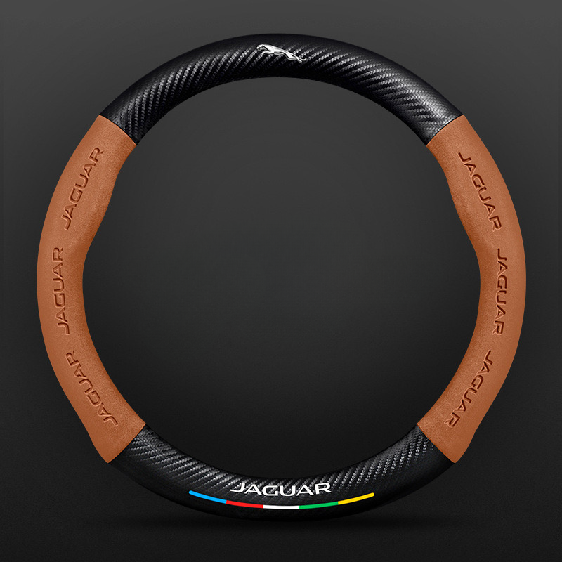 TrackVibe | Carbon Suede Steering Wheel Cover – Anti-Slip & Wear-Resistant