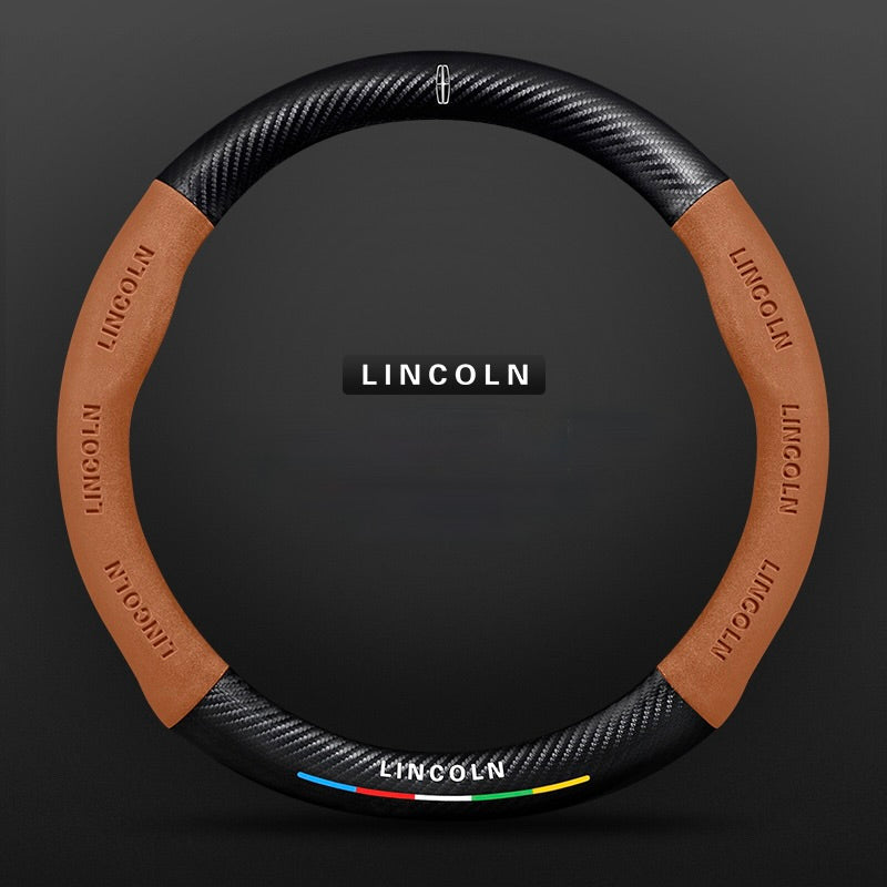TrackVibe | Carbon Suede Steering Wheel Cover – Anti-Slip & Wear-Resistant