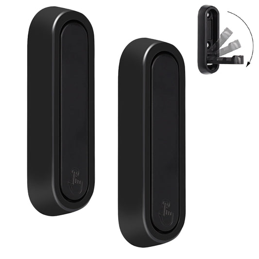 Ganchos de pared plegables – Ganchos resistentes de 90° para abrigos y toallas, organizador de pared