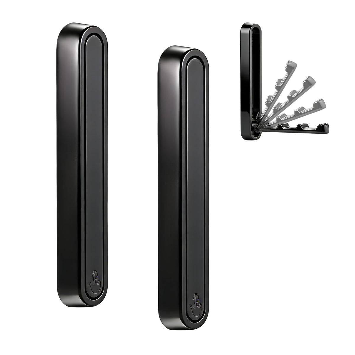 Folding Wall Hooks – Heavy-Duty 90° Foldable Coat & Towel Hooks, Wall-Mounted Organizer