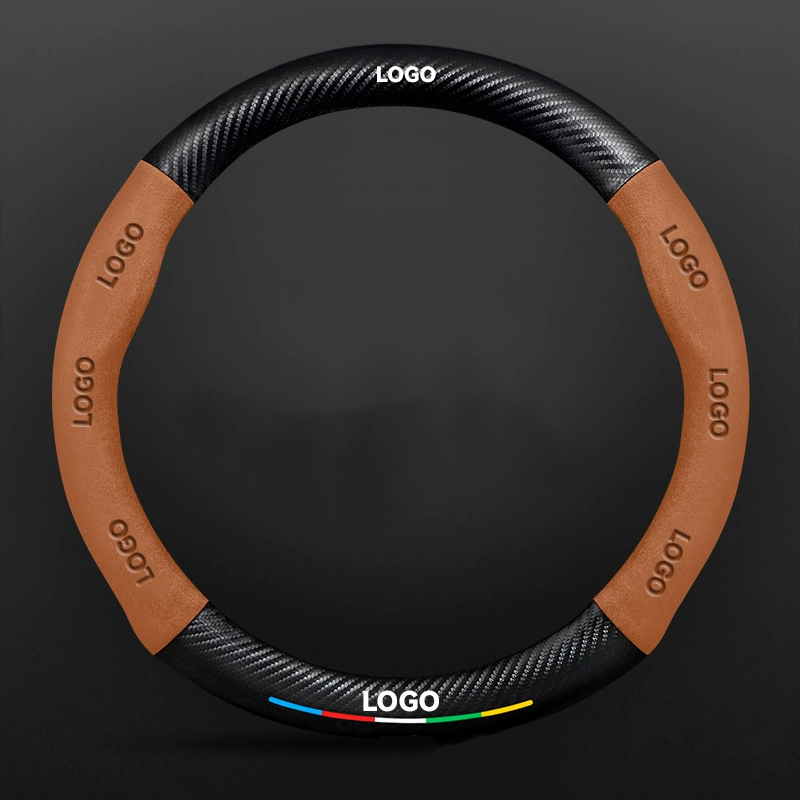 TrackVibe | Carbon Suede Steering Wheel Cover – Anti-Slip & Wear-Resistant