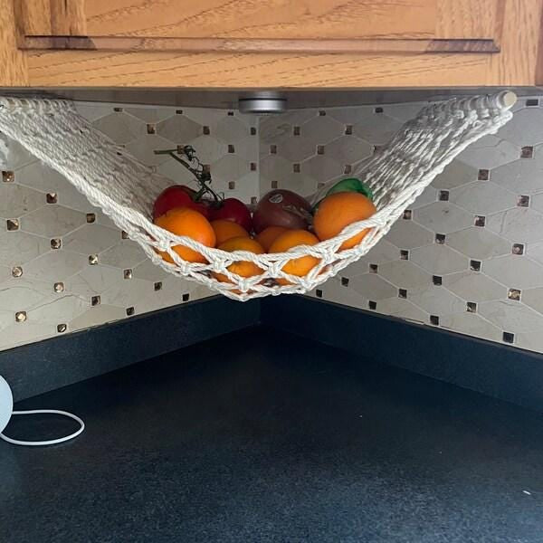 Handmade Macrame Hanging Fruit Basket