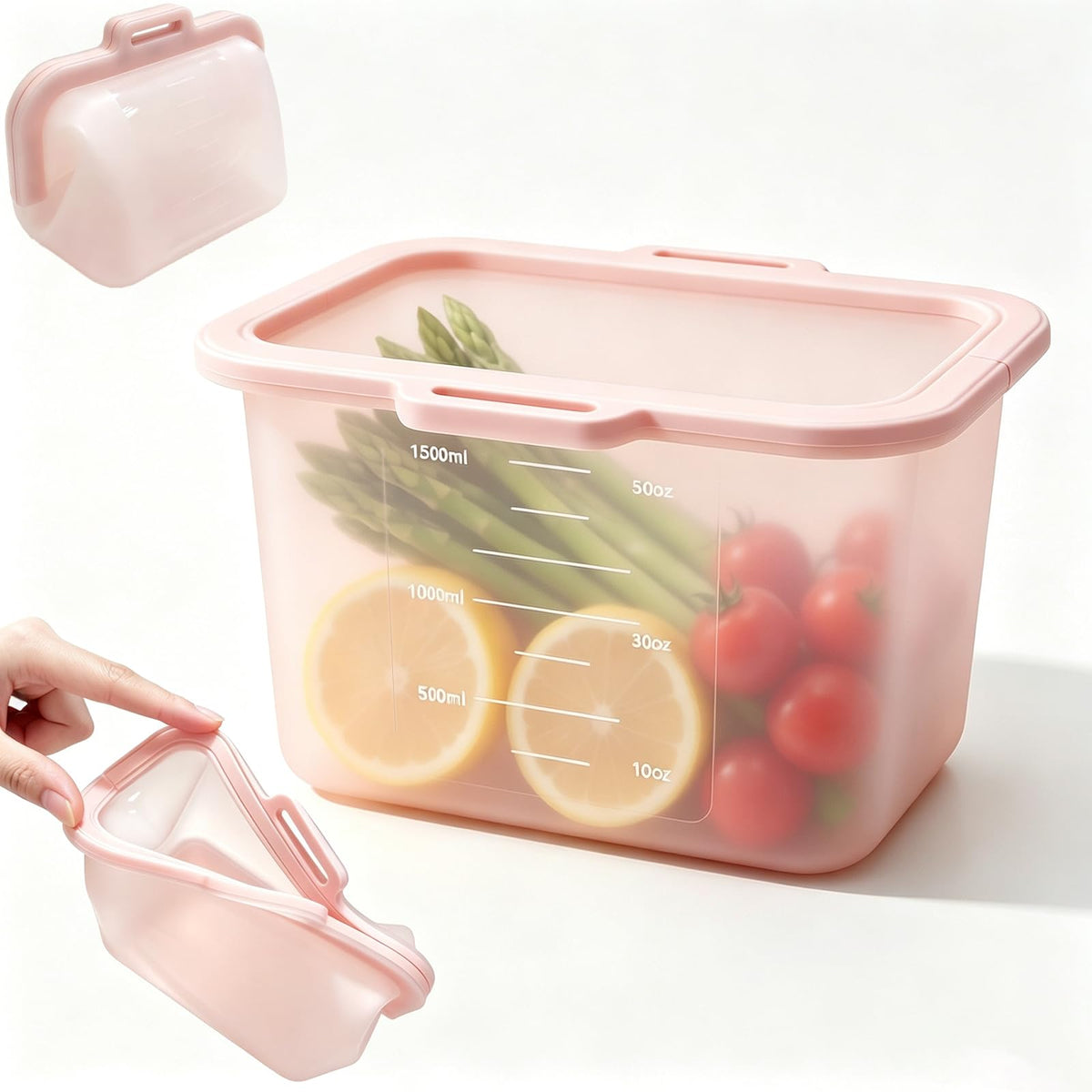 Reusable Silicone Food Storage Bag – Stand-Up Design & BPA-Free