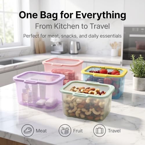 Reusable Silicone Food Storage Bag – Stand-Up Design & BPA-Free