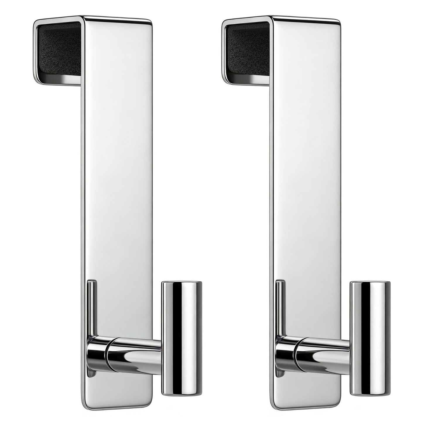 Over-the-Glass Shower Door Towel Hook – 7.5-Inch Extended Stainless Steel Bathroom Hanger