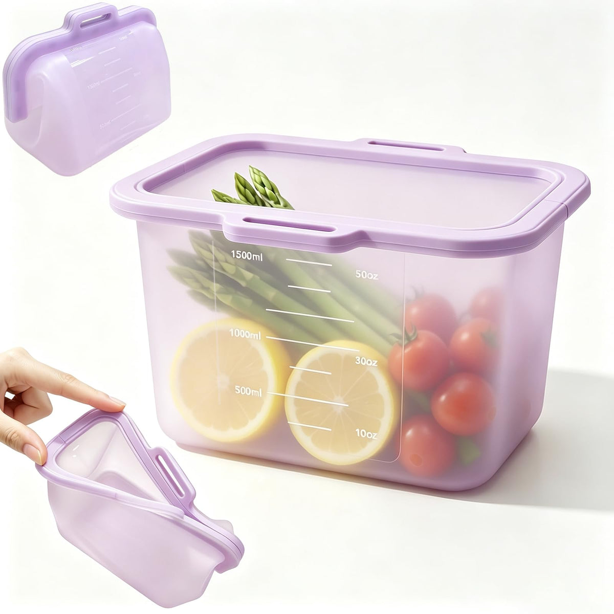 Reusable Silicone Food Storage Bag – Stand-Up Design & BPA-Free