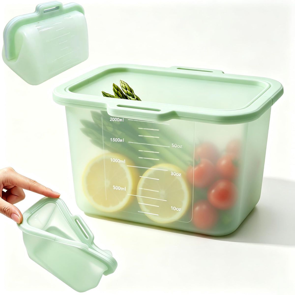 Reusable Silicone Food Storage Bag – Stand-Up Design & BPA-Free