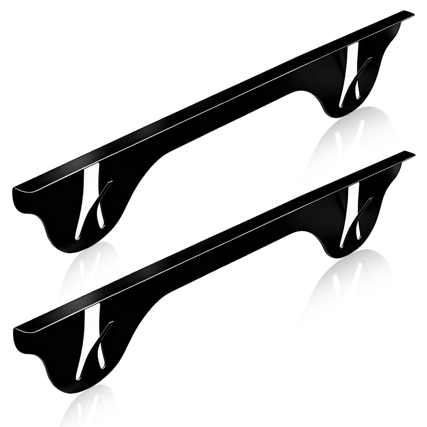 Stainless Steel Stove Gap Cover (2-piece Set)