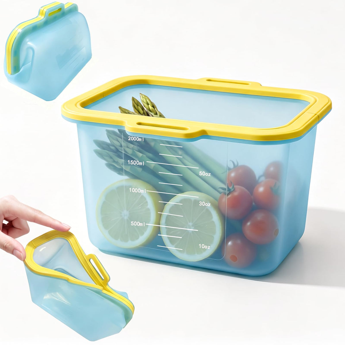 Reusable Silicone Food Storage Bag – Stand-Up Design & BPA-Free