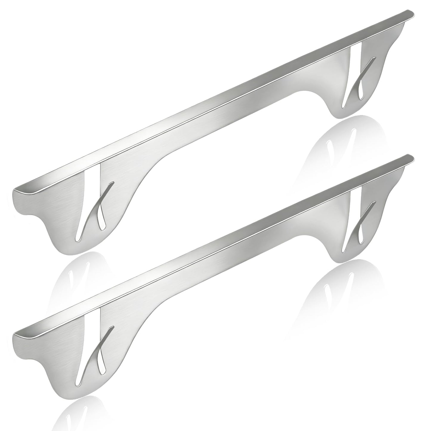 Stainless Steel Stove Gap Cover (2-piece Set)