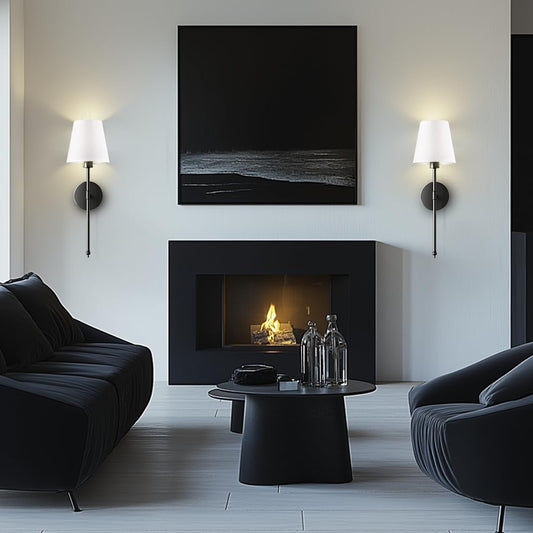 Wireless Wall Sconces – Rechargeable LED Wall Lights with Remote, No-Drill Installation