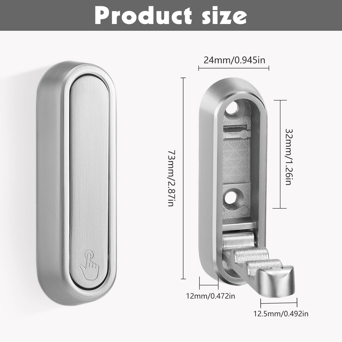 Folding Wall Hooks – Heavy-Duty 90° Foldable Coat & Towel Hooks, Wall-Mounted Organizer