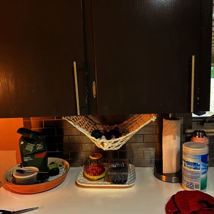 Handmade Macrame Hanging Fruit Basket