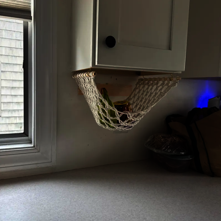 Handmade Macrame Hanging Fruit Basket