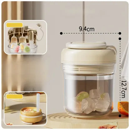 3-in-1 Ice Cube Bottle – Make, Release & Drink