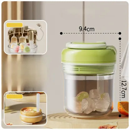 3-in-1 Ice Cube Bottle – Make, Release & Drink
