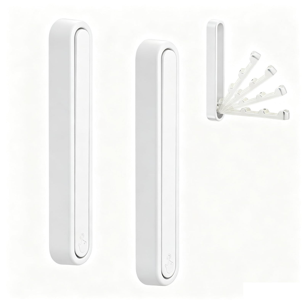 Folding Wall Hooks – Heavy-Duty 90° Foldable Coat & Towel Hooks, Wall-Mounted Organizer
