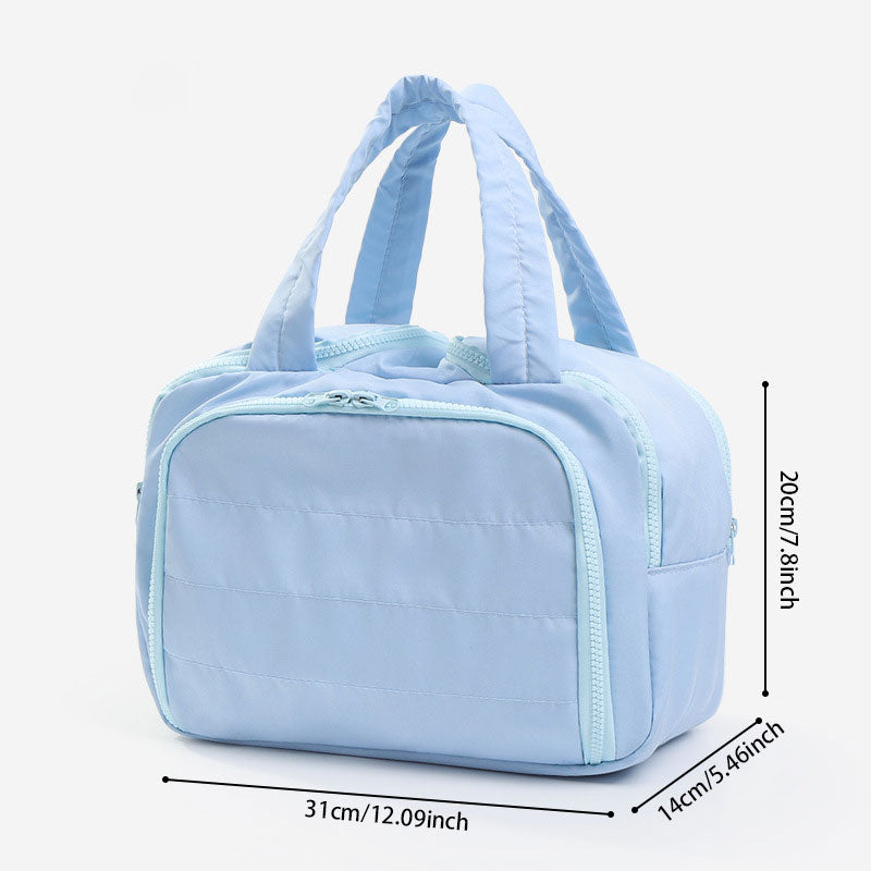 Travel Makeup Bag –  Dustproof & Water-Resistant with Multiple Compartments