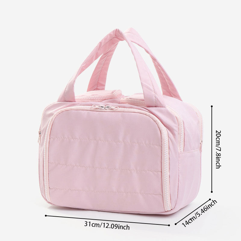 Travel Makeup Bag –  Dustproof & Water-Resistant with Multiple Compartments