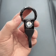 SnapLock™ Tactical Quick-Release Keychain — Screwless Metal Car Key Ring with Heavy-Duty TPU Strap